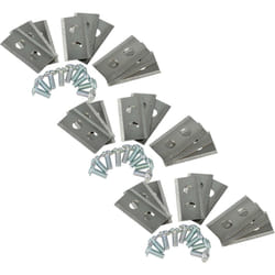 Vhbw - 27x Lames compatible avec Worx Landroid WG791E, WG793E.1, WG793E, WG791E.1, WG794E tondeuse - Lames de rechange, argenté, acier