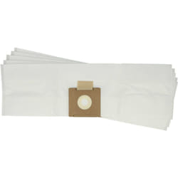 Vhbw - 5x Sacs remplacement pour Ecolab 10009747 pour aspirateur - microfibre non tissée, 59cm x 17,5cm blanc