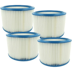 4x Cartouche filtrante remplacement pour Makita P-70225 pour aspirateur - Filtre pour particules fines - Vhbw