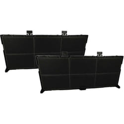 Vhbw - 2x Filtres à charbon actif compatible avec Siemens LI97RA530C/02, LI97RA530C/01, LI97RA540, LI97RA530C03, LI97RA530C/03 hotte aspirante