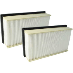 vhbw 2x filtre plissé plat compatible avec Kärcher NT 25/1 Ap, NT 30/1 Tact L aspirateur sec/humide, aspirateur - Élément filtrant