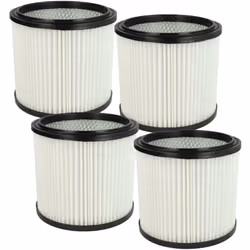 vhbw - the clever way Set de Cartouche Filtre pour votre aspirateur industriel, pour aspiration à sec ou humide - Finition su ...