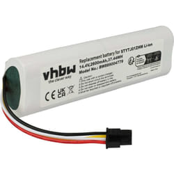 Vhbw - Batterie compatible avec Xiaomi Dreame MC1808, L20 Ultra Complete RLX41CE, Mova S10 Plus RLS42SD robot électroménager (2600mAh, 14,4V, Li-ion)