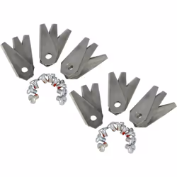 vhbw - the clever way Lames de couteaux de rechange ultra tranchantes pour tondeuse à gazon ou tondeuse-robot - Compatibles a ...