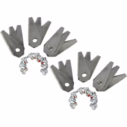 vhbw - the clever way Lames de couteaux de rechange ultra tranchantes pour tondeuse à gazon ou tondeuse-robot - Compatibles a ...
