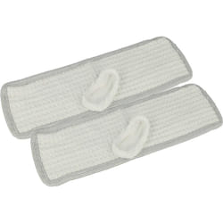 Vhbw - 4x Housses de rechange compatible avec Dirt Devil Vaporex M380S, M385, M385-1, M385-2 nettoyeur à vapeur - 2x housse en coton, 2x serpillière
