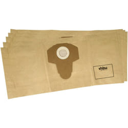 Vhbw - 5x Sacs compatible avec Parkside pnts 1300 D3, pnts 1300 C3, pnts 1300 E4 aspirateur - papier, 58,5cm x 25,4cm marron