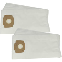 Vhbw - 10x Sacs compatible avec Columbus m 159, st 1000, m 157, m 158 aspirateur - 45,5cm x 24cm blanc