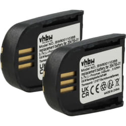 Vhbw - 2x Batterie compatible avec Plantronics Savi W740-M, W740, W440-M, W440, 86507-01 casque audio, écouteurs sans fil (140mAh, 3,7V, Li-polymère)