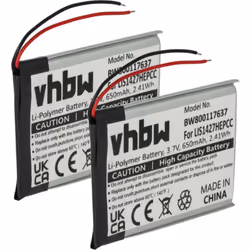 vhbw - the clever way - Batterie de rechange de haute qualité avec une grande autonomie et compatible avec votre casque audi  ...