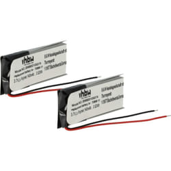 2x Batterie remplacement pour jbl GSP051230 pour casque audio, écouteurs sans fil (140mAh, 3,7V, Li-polymère) - Vhbw