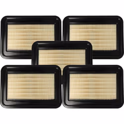 vhbw - the clever way Lot de 5x filtre à plis plats pour votre aspirateur multi-usages ou industriel - Finition sur mesure po ...