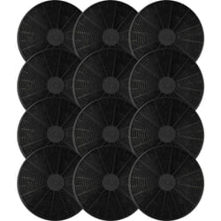 Vhbw - 12x Filtres à charbon actif compatible avec Schneider SY-6008B-P2-S-520, sl t 2-60A++ ixtz hotte aspirante - 17,5 cm