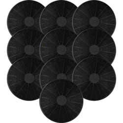 10x Filtres à charbon actif remplacement pour Candy 49037930 pour hotte aspirante - 17,5 cm - Vhbw