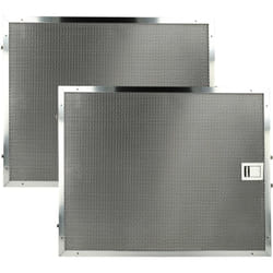 Vhbw - 2x Filtre anti-graisse compatible avec Miele Puristic Duo (2007 - 2014) hotte de cuisine - 39,1 x 31,5 x 0,9 cm, acier inoxydable