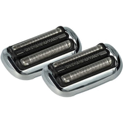 Vhbw - 2x Têtes de rasoir de remplacement compatible avec Braun 71-S1000s, 71-N7200cc, 71-N1500s, 71-N1200s rasoir électrique, noir / argenté / blanc