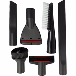 vhbw - the clever way Kit de buses et brosses avec 6 pièces pour aspirateur avec un tube rond de 32 mm LE SET SE COMPOSE DE : ...