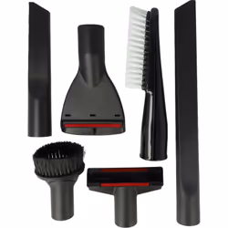 vhbw - the clever way Kit de buses et brosses avec 6 pièces pour aspirateur avec un tube rond de 32 mm LE SET SE COMPOSE DE : ...