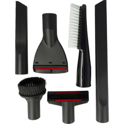 Lot de buses avec 6 pièces compatible avec Kärcher t 101, T10/1 Professional, T10/1ecoefficency, t 111 aspirateur - 32 mm noir - Vhbw