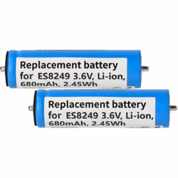 vhbw - the clever way - Batterie de rechange de haute qualité avec une grande autonomie et compatible avec votre rasoir ou to ...
