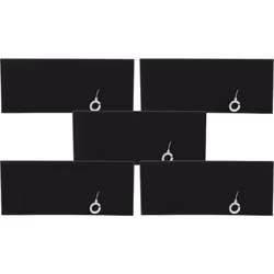 vhbw - the clever way Set de 5x filtre mousse pour votre aspirateur, robot aspirateur, nettoyeur vapeur - Conservez la capaci ...