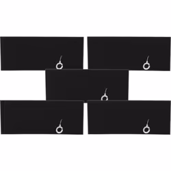 vhbw - the clever way Set de 5x filtre mousse pour votre aspirateur, robot aspirateur, nettoyeur vapeur - Conservez la capaci ...