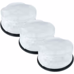 vhbw - the clever way Set de 3x filtre rond robot aspirateur, nettoyeur vapeur et aspirateur multifonction - Un changement ré ...