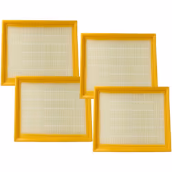 vhbw - the clever way Set de 4x filtre HEPA pour votre aspirateur, robot aspirateur ou nettoyeur vapeur - Filtre les poussièr ...