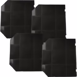 vhbw - the clever way Filtre à charbon actif compatible pour hotte aspirante Les hottes aspirantes filtrent et aspirent les o ...