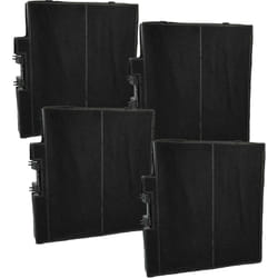 Vhbw - 4x Filtres à charbon actif compatible avec Bosch DWB96BC50/01, DWB96BC6SF, DWB96BC6SF/01, DWB96DM50B/01, DWB96FM50 hotte aspirante