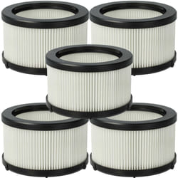 Vhbw - 5x filtre remplacement pour ZR009012 pour aspirateur - filtre moteur hepa noir / blanc