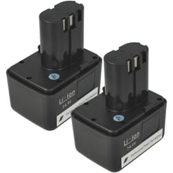 vhbw 2x Batterie compatible avec Gesipa Powerbird outil électrique, outil de pose pour rivets aveugles (2000 mAh, Li-ion, 14,4 V)