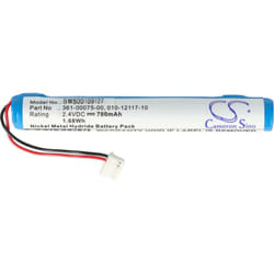 Vhbw - Batterie compatible avec Garmin wind sensor gps, appareil de navigation (700mAh, 2,4V, NiMH)