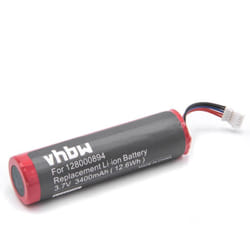 Vhbw - Batterie compatible avec Datalogic Gryphon GM4130-WH-433K2, GM4400, GM4430 scanner de code-barre pos (3400mAh, 3,7V, Li-ion)