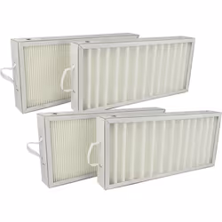 vhbw - the clever way Filtres G4 / F7 en pack de 4 pièces pour votre appareil de ventilation Avec ces filtres de rechange de  ...