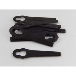 Vhbw - 20x Lames remplacement pour alm BQ026 pour taille gazon - Lames de rechange, noir, plastique