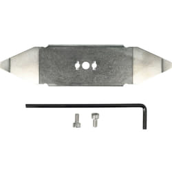 vhbw Lame compatible avec Wolf-GARDEN 22AXGA-D650, 22AXGA-A650 tondeuse - Lame de rechange, argenté, acier inoxydable