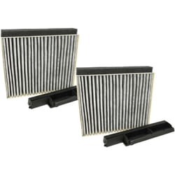 Vhbw - 2x Filtres à charbon actif compatible avec Bosch DWB96BC50/01, DWB96BC6SF, DWB96BC6SF/01, DWB96DM50B/01 hotte aspirante + cadre de support
