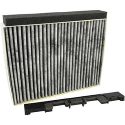 Filtre à charbon actif compatible avec Siemens LC68GA540/02, LC67WA532/01, LC68BC540/03, LC67BB520/01 hotte aspirante + cadre de support - Vhbw