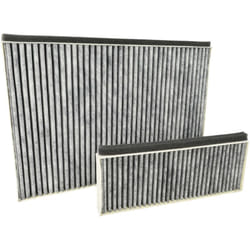2x filtres compatible avec Neff Z51AIT0X0, Z51AIT0X, S95IHM1S0B, DIHM951S hotte aspirante - 2x filtre à charbon actif blanc / gris - Vhbw