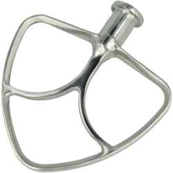 Batteur plat compatible avec KitchenAid KSM152, KSM151PS, KSM154, KSM153 robot de cuisine - Accessoire mélangeur argenté - Vhbw