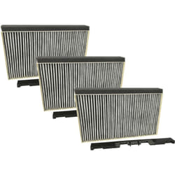 3x Filtres à charbon actif compatible avec Bosch DIB98JQ50, DIB98JQ50/01, DIB98JQ50/02, DIB98JQ50/03, DSZ5100/01, DSZ5101/01 hotte aspirante - Vhbw