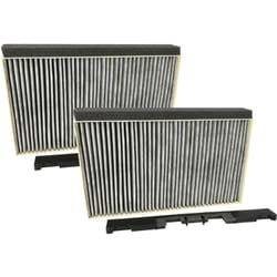 2x Filtres à charbon actif compatible avec Bosch DWB097A51/03, DWB097A50, DWB097A51/01, DWB097A51/02, DWB097A50/03, DWB097A51 hotte aspirante - Vhbw