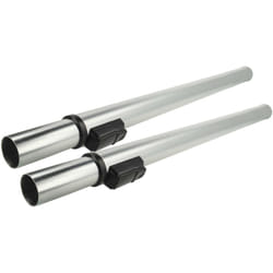 Vhbw - 2x Tube d'aspirateur remplacement pour Nilfisk 107403804 pour aspirateur - raccord 32 mm, 60 - 94 cm, noir / argenté, aluminium / plastique