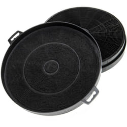Vhbw - 2x Filtres à charbon actif compatible avec Smeg 880038, 880052, 880050, 880049, 880042, 880041, 880040, 880039 hotte aspirante - 20,2 cm