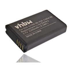 vhbw Batterie compatible avec Garmin Virb Elite Action HD Camera 1.4, Elite, Elite E1GR GPS, appareil de navigation (2200mAh, 3,7V, Li-ion)