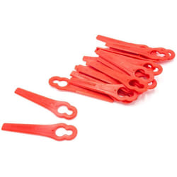 Vhbw - 20x Lames compatible avec Einhell gate 18 Li, at 18 Li taille gazon - Lames de rechange, rouge, plastique
