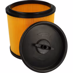 vhbw - the clever way Filtre plissé compatible pour votre aspirateur industriel, pour aspiration à sec ou humide - Finition s ...