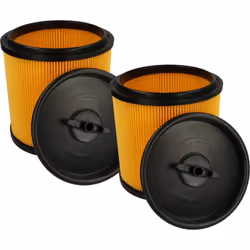 vhbw - the clever way Set de filtre plissé pour votre aspirateur industriel, pour aspiration à sec ou humide - Finition sur m ...
