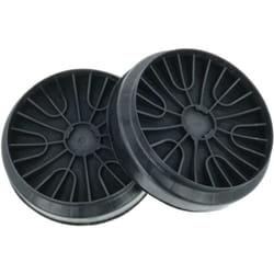 vhbw 2x Filtres à charbon actif compatible avec Bosch DWP64BC60, DWP64BC50, DWP64BC50/01, DWP64BC60/01, DWP66BC50/01 hotte aspirante - 19 cm
